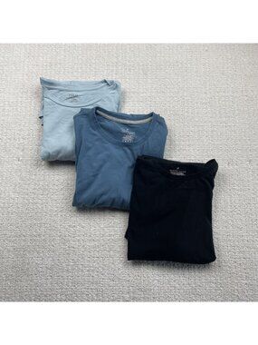 Bundle Lot x3 Polo Ralph Lauren / Denver Hayes Basics Shirt Mens Sz L Essentials